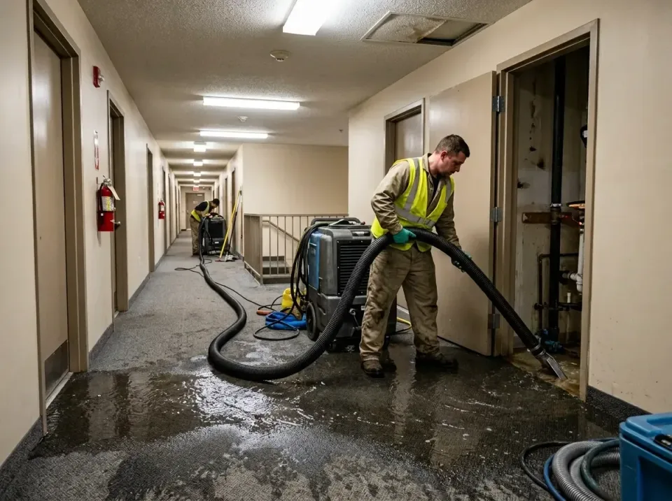 multi-unit-apartment-hallway-f-005 — frequently asked questions, Emergency Burst Pipe Water Extraction & Removal in Clifton…